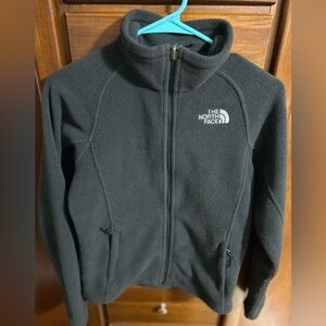 The North Face black zip up sweater